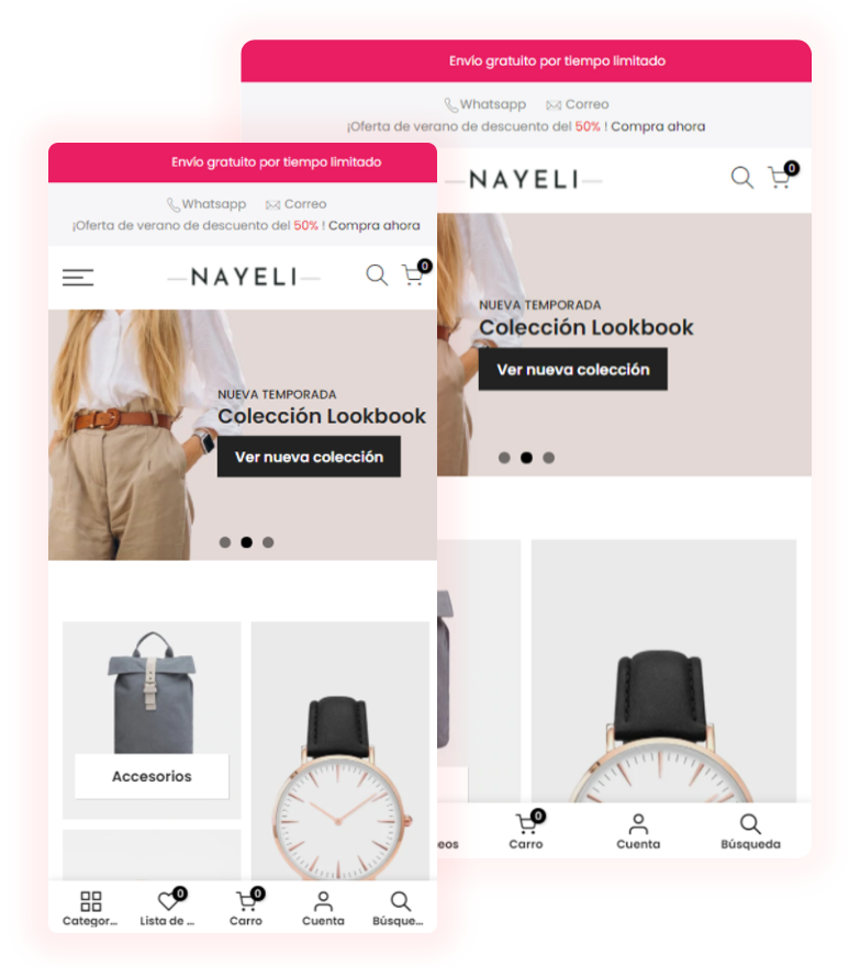 Diseño de tienda online responsive en Tudela